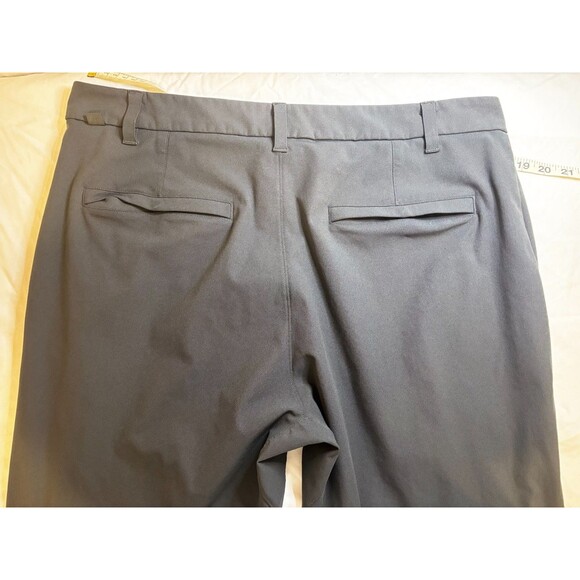 Lululemon Pants Mens 36x32 Black Chino ABC Classic Fit Stretch 5 Pocket Tech - Picture 7 of 8